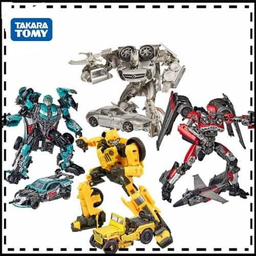 Hasbro Transformers Toys Studio Series 57 Deluxe Class Offroad Bumblebee Action Figure Movie Roadbuster Shatter Soundwave Model