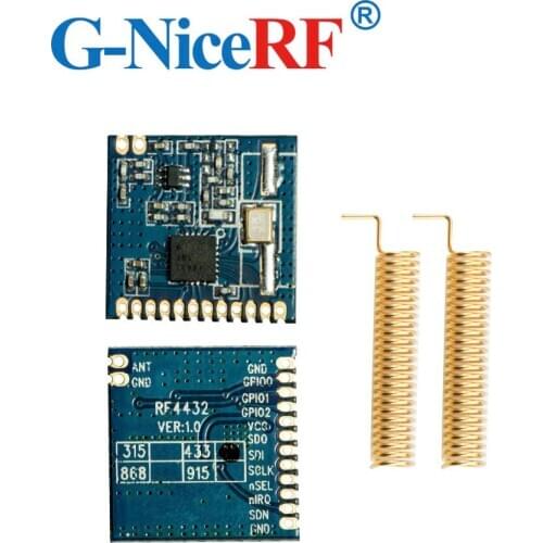 Ultra-low consumption! 2pcs/lot RF4432 100mW 433MHz FSK Wireless Transceiver Module