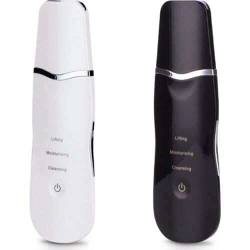 Ultrasonic Skin Scrubber Deep Cleaning Face Scrubber Vibrating Facial Cleansing Skin Spatula Peeling Beauty Instrument Device