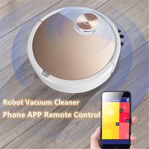 Smart Vacuum Cleaner Creative APP Remote Start Automatic Sweeping Robot Mini USB Charging 1300 mAh Auto Sweeping Mopping Machine