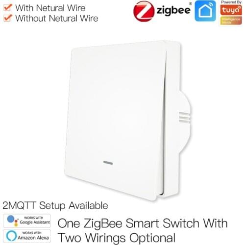 ZigBee3.0 WiFi Tuya Smart Light Switch APP Control 1/2/3Gang Wireless Control Voice Timer Module Work With Google Home Alexa