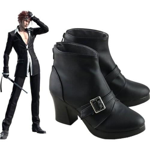 Unisex Anime Cosplay Final Fantasy VII FF7 FF VII Reno Cosplay Costumes Boots Custom Made