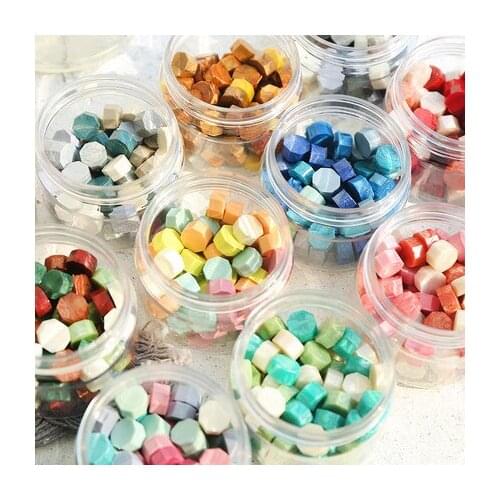 Vintage Craft Decor Card Making Tools Vintage Wax Seal Stamp Pills Bead for Envelope Wedding Ancient Sealing Wax Grain