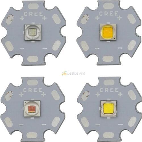 1PCS CREE XML2 LED XM-L2 T6 U2 5050 10W White Neutral Warm White Flashlight chip bulb Red Green Blue UV High Power LED Emitter