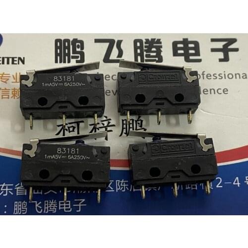 1PCS French Crouzet 83181 waterproof and dustproof micro switch car door lock gear P gear button straight handle