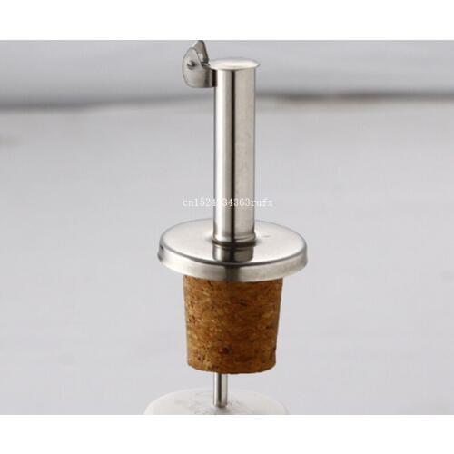10 pcs Wine Pourer Stainless Steel 304 Bottle Pourer Oil Pourer Food Grade Cork Pourers