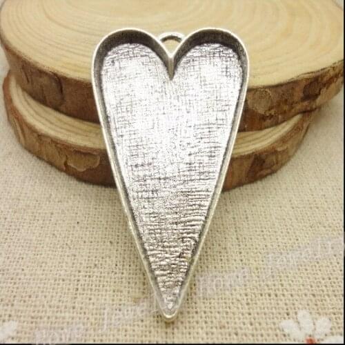 14 pcs Vintage Charms LOVE Heart Pendant Antique silver Fit Bracelets Necklace DIY Metal Jewelry Making