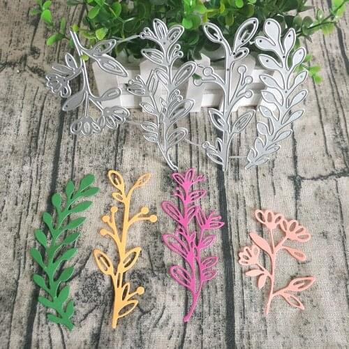 4 new leaf metal cutting molds, DIY scrapbooking, card making, photo album, photo frame decoration, handmade crafts