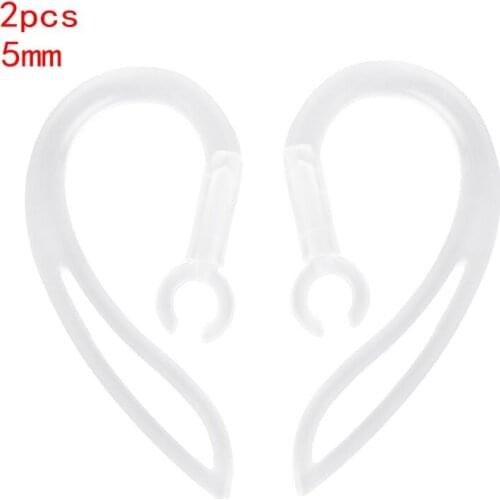 5mm Bluetooth Earphones Transparent Soft Silicone Ear Hook Loop Clip Headset