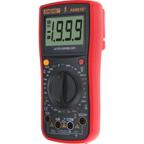 ANENG AN881B+ Digital Multimeter profissional tester multitester capacitor voltimetro amperimetro meter true rms testers