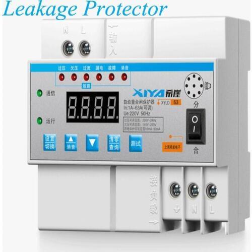 Automatic Reclosing Leakage Protector Limit Current Lightning Protection Switch Photovoltaic Breaker XYLD63