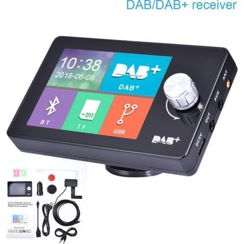 Mini Car Radio Receiver Car Europe Dab Plus Digital Broadcast FM Receiver Multiple Music Formats With 2.8 Inch Screen Automotive
