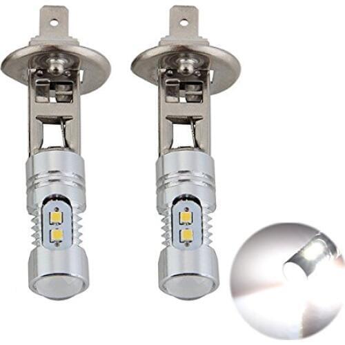 Free shipping 4pcs/lot H1 White 10W High Power Samsung 2323 chip 400LM Projector Fog Daytime Driving Ligh