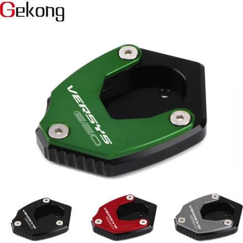 New type Motorcycle CNC Sidestand Foot Enlarger Side Stand Enlarge Kickstand For KAWASAKI VERSYS650 VERSYS 650 2015 2016-2019