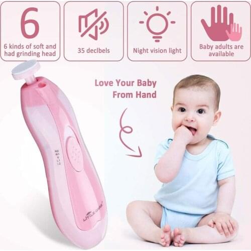 Baby Nail Trimmer Multifunctional Electric Baby Nail Fingernail File Toes Tool Care Cutter Manicure Baby Clippers Set Trimm