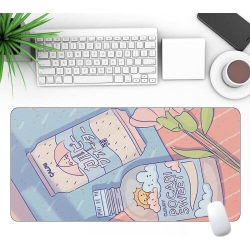 Cartoon Snacks Gaming Mouse Pad Super Anime Pink Large Mousepad Grande Fashion Computer Office Laptop Keyboard Table Desk Mat