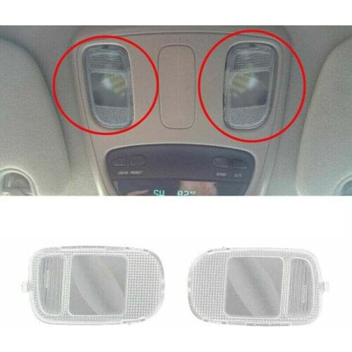 Car Interior Left And Right Console Roof Reading Light Lampshade Cover Fit For Dodge Pickup RAM 02-10 5183270AA 5183271AA