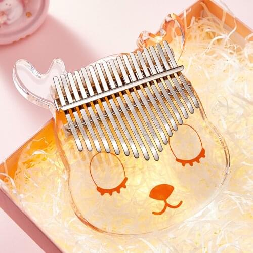 Kalimba 17 keys exclusive design crystal kalimba thumb pianos climba musical instrument finger piano teclado machine 21 30 keys
