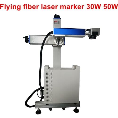20W 30W Raycus Laser flight marking machine Printing date production and processing printing machine