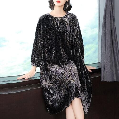 New spring autumn dress sari Style clothing loose women vintage dress Asia & Pacific Islands Clothing free shipping