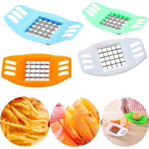 Vegetable Potato Slicer Cutter Chopper Chips Making Tool Potato Cutting Tool Gadgets Machine Cuts Kitchen Accessories