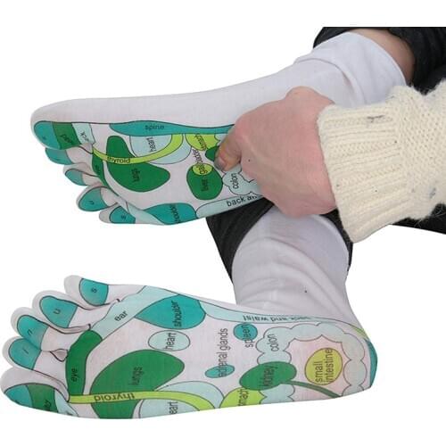 Reflexology Socks Single Toe Design Far East Healing Principles Sock SN-Hot