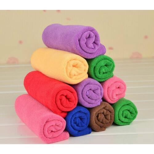 6 PCS Car Cleaning Wash Polish Clean Super Soft Cloth Microfiber Towel 25x25cm