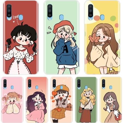 Japanese Girl Phone Case For Samsung Galaxy M40 M30 M20 M10 Silicone Soft Back Cover For Samsung Galaxy M10 M20 M30 M40 Case