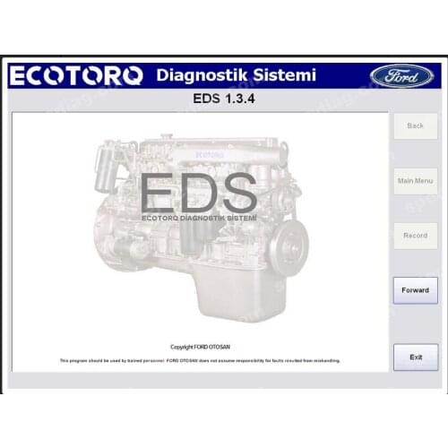 Eqotorq Diagnostic System (EDS) 1.3.4 FOR FORD