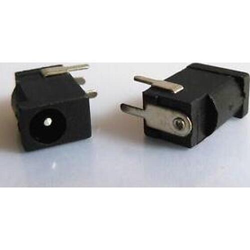 10PCS/LOT High Quality DC Power Socket Jack DC-002 PIN=1.3 Needle Size DC002 Adaptation 3.5mm*1.3mm Power Female Plug 3.5x1.3MM