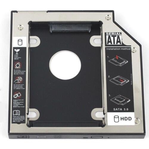 WZSM 12.7mm SATA 2nd HDD SSD Hard Drive Caddy for TOSHIBA Satellite L350 L450 L455 L505 L550 L555 L630 L635 L650 L655