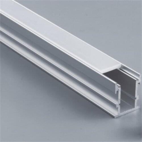 YANGMIN Free Shipping 20-50M/LOT 2m/pcs Embeded LED Channel with White Cover for Stairs and Wodden Floor with Spotless Cover
