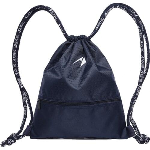 Drawstring Bags Bicycle Backpack Waterproof Double Shoulder Rope Bags Outdoor Sports Basketball Storage Bag Cycling Backpack