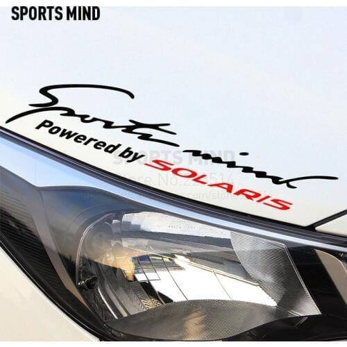 10 Pieces Sports Mind Car-Styling Car Lamp Eyebrow Sport Entertainment Car Sticker For Hyundai solaris 2011-2017 car accessories