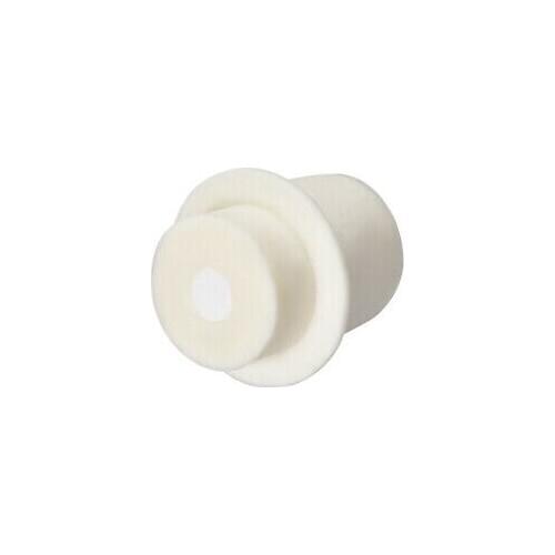 24-27-28-30-31-33-34-37-38-41mm Beige Drilled Silicone Stopper Plugs for Flask Test Tube Stopper