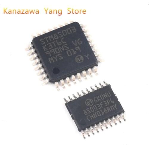 5/10Pcs Brand New STM8S003F3P6 TSSOP20 Screen Printing 8S003F3P6 STM8S003K3T6C LQFP32 8-bit Microcontroller Chip IC In Stock