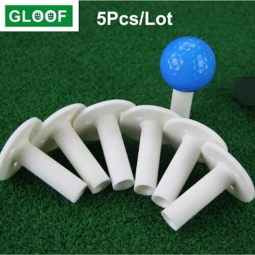 5Pcs Plastic Golf Tees Sports Ball Tees Holder Durable Golf Mat Training Practice Accessories 8 Sizes