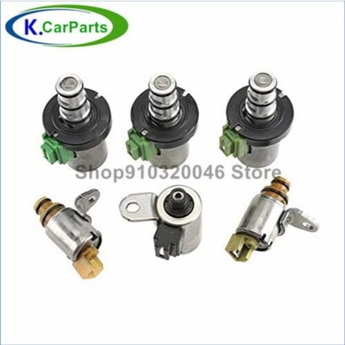 6PCS Tested 4F27E Transmission shift solenoid for mazda D48421A D46950 FN4A-EL For Ford Focus Fiesta MAZDA 2 3 5 6