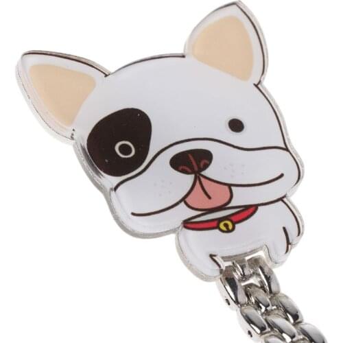 New Nurse Watch Quartz Cute Puppy Cartoon Hang Clip Women Lady Watches Pocket Chest Portable Time Supplies Jewelry