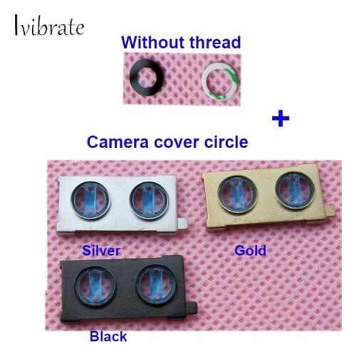 For xiaomi note3 Mi Note 3 MCE8 MCT8 5.5'' inch Rear Back Camera Glass Lens +Camera Cover Circle Housing Parts Replacement