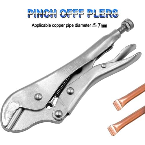 Refrigerator Fridge Brass Tube Pipe Sealing Pliers Cooling System Tube Sealing Pliers Jaws Pinch Off Pliers