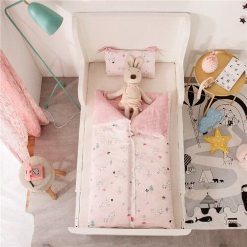 Unpick andwash the four seasons children springwinter thickened anti-kick neonatal cotton children multi-functional sleeping bag