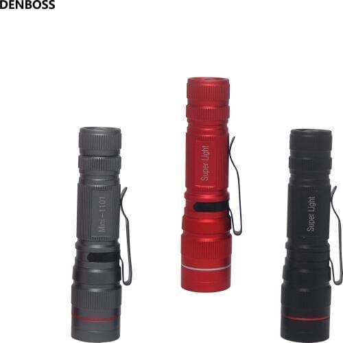 New LED Flashlight Torch mini Powerful Light Waterproof Lantern AA Battery Penlight Q5 Led For outdoor camping hiking