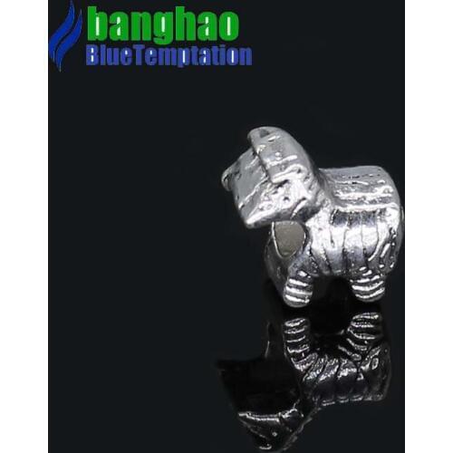 Charm bracelet beads for jewelry making french bulldog para hacer joyas de plata valentines day charms bead ZAB282