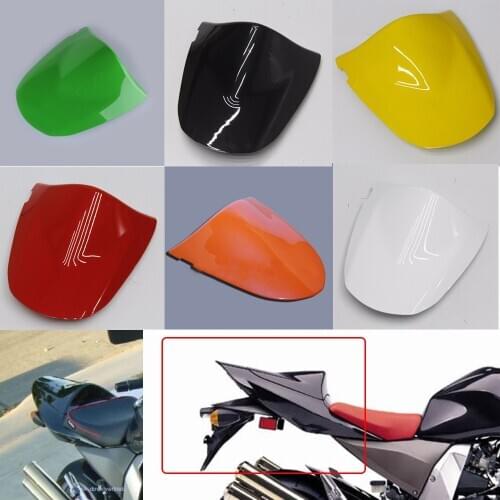 Black White Red Orange Passenger Rear Seat Cover Cowl Fairing For Kawasaki Ninja ZX6R 2003-2004, Z1000 Z750 2003 2004 2005 2006