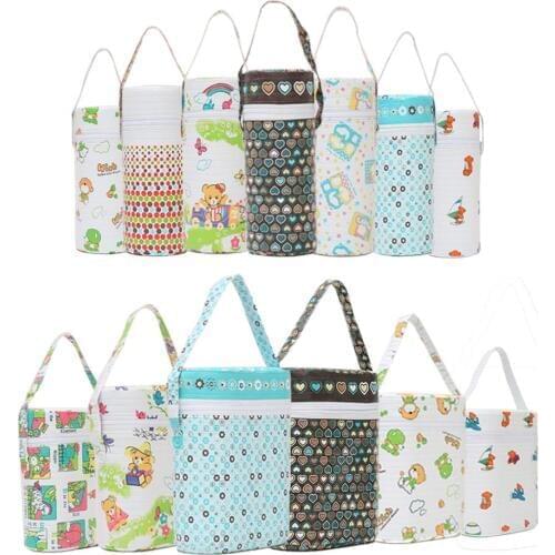 Baby Bottle Cooler Breast Milk Storage Fresh-keeping Cup Single/Double Heat Insulation Storage Feeding Milk Barrel Color Random