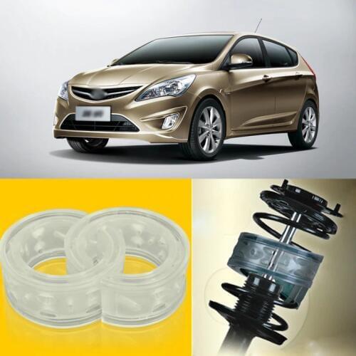 2pcs Power Front /Rear Shock Suspension Cushion Buffer Spring Bumper For Hyundai Verna