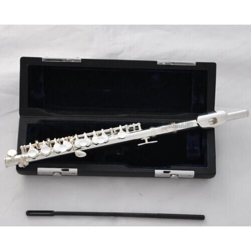 Silver Plated C Tone Piccolo Flute With Case Headjoint