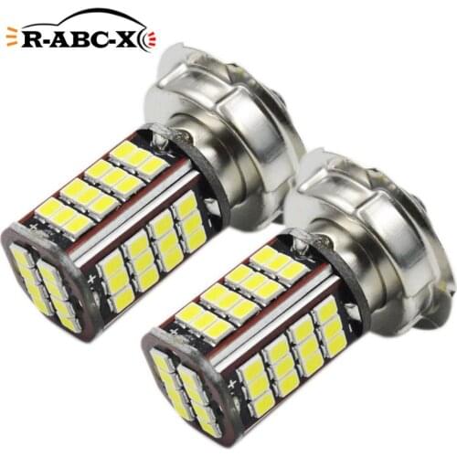 2x P26S Led Motorcycle Headlight 6V 12V LED 2835 56SMD Led Moto Bulbs 960lm Super White Motorbike Head Lamp Scooter Accessories