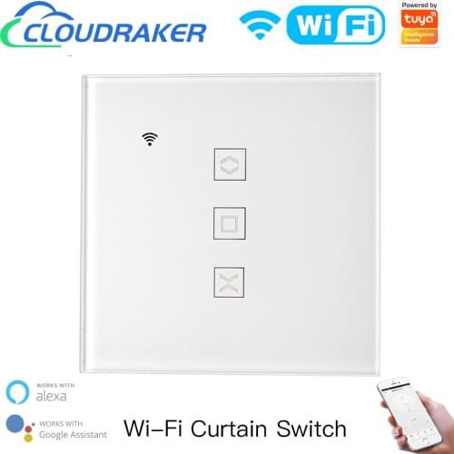 WiFi Smart Curtain Switch for Electric Motorized Blind Roller Shutter App Remote Control Works with Alexa Google Home